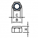 Nyloc Lock Nut M16